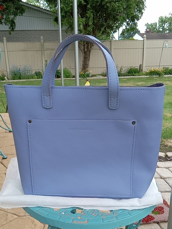 Portland Leather Handbags - Gorgeous Portland Leather Crossbody Tote Med. Jacaranda Brand New